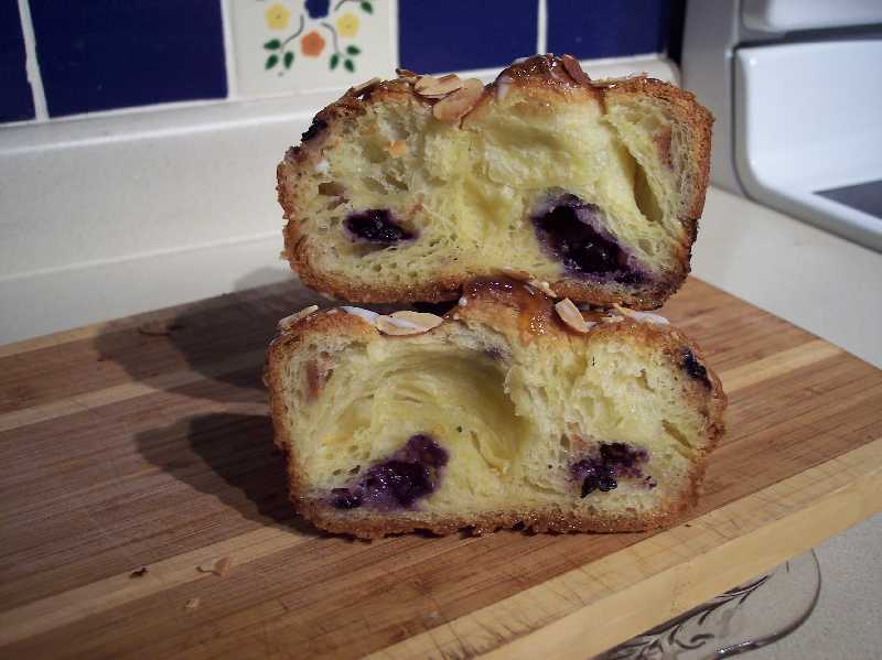 Brie & Blueberry Laminated Brioche The Fresh Loaf